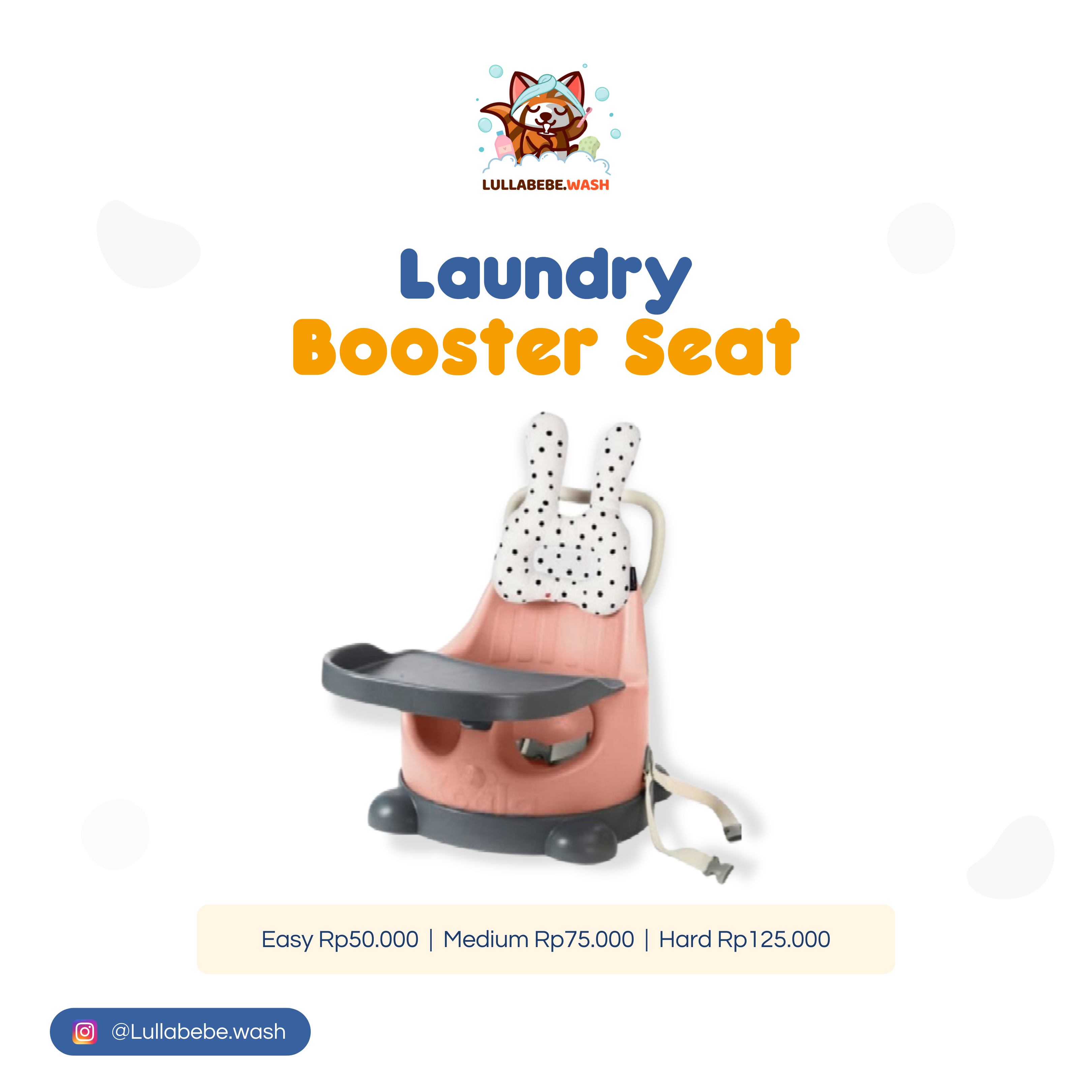 LAUNDRY BOOSTER SEAT - MEDIUM