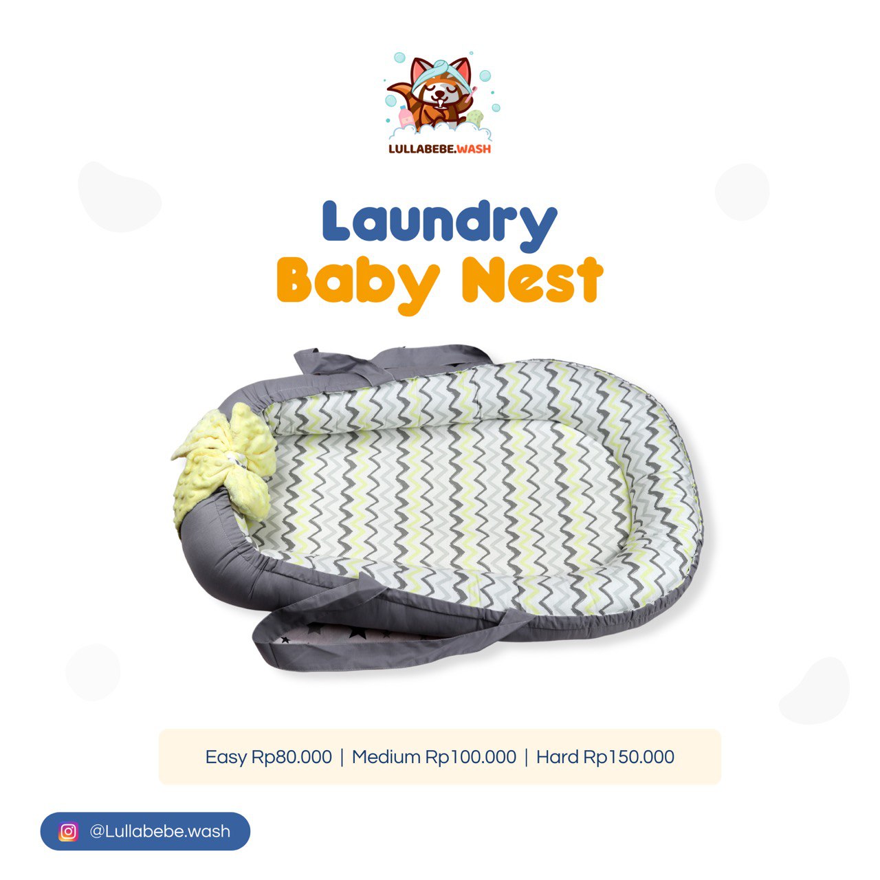 LAUNDRY BABY NEST - MEDIUM