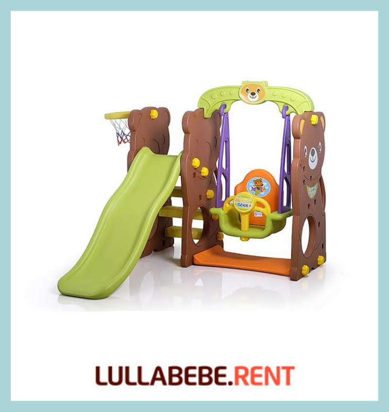 TOBEBE BEAR SLIDE N SWING